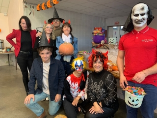 HALLOWEEN 2022 Acteurs de l'association Fêtes et Animations de Bartrès