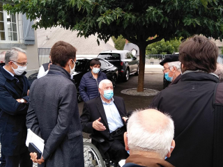 Visite de Mr Le Préfet et Mr le sous- Préfet a Bartrès