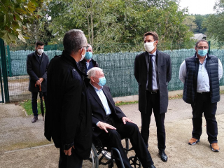 Visite de Mr Le Préfet et Mr le sous- Préfet a Bartrès