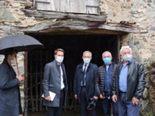 Visite de Mr Le Préfet et Mr le sous- Préfet a Bartrès