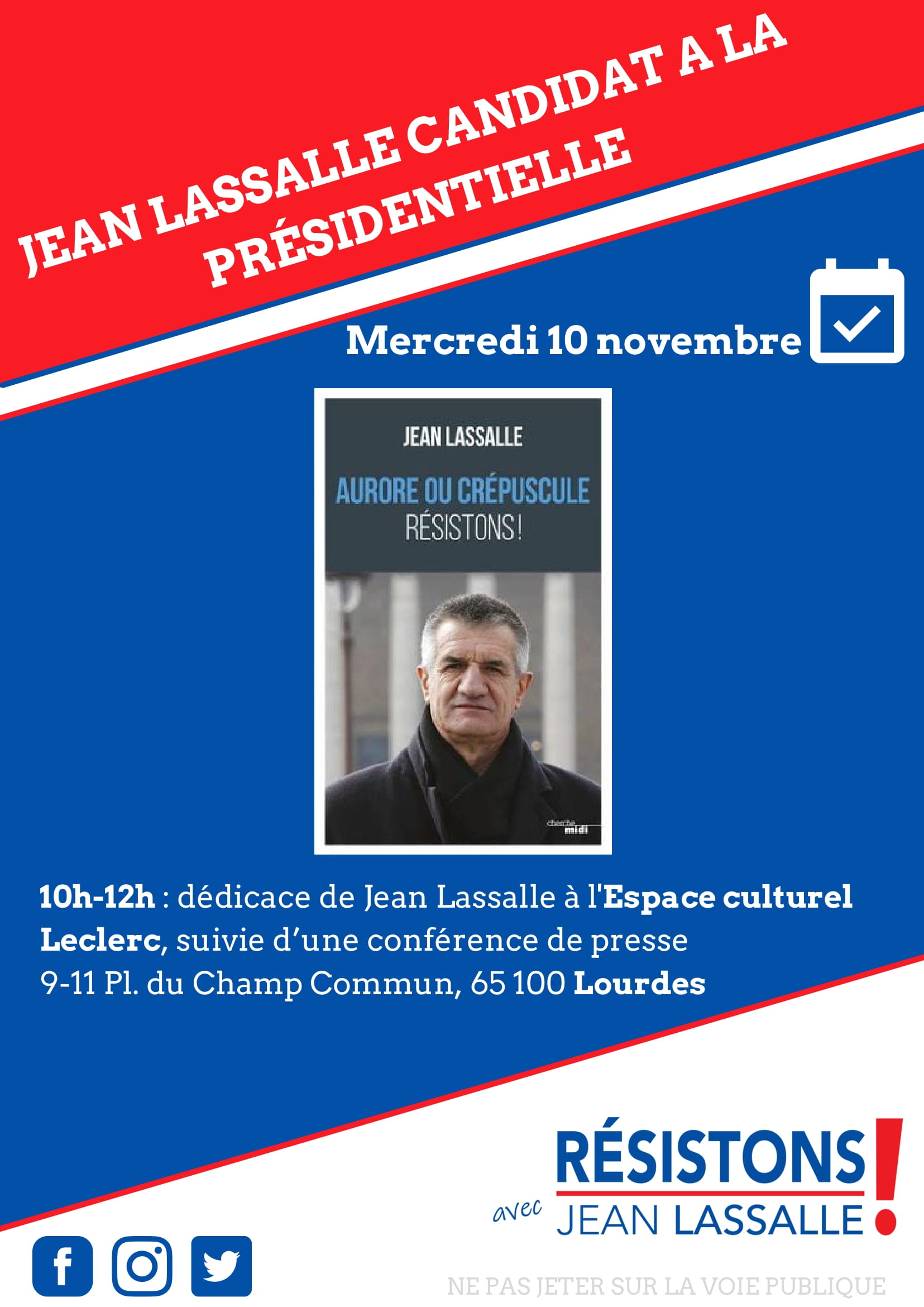 Jean LASSALLE Présidentielle 