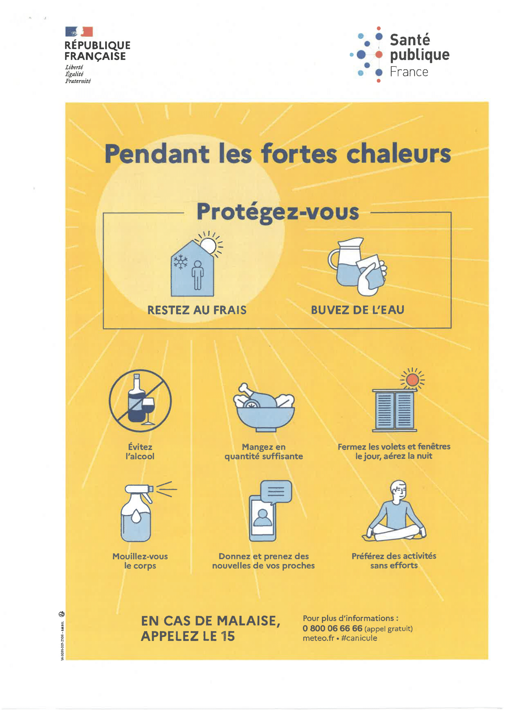 DISPOSITION SPECIFIQUE ORSEC GESTION SANITAIRE DES VAGUES DE CHALEUR