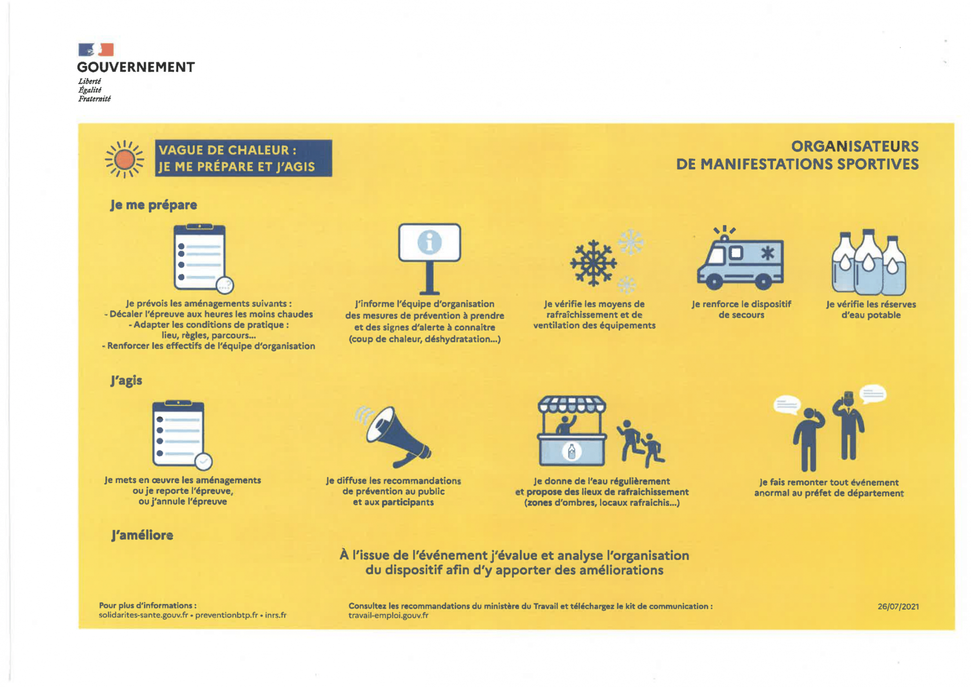 DISPOSITION SPECIFIQUE ORSEC GESTION SANITAIRE DES VAGUES DE CHALEUR