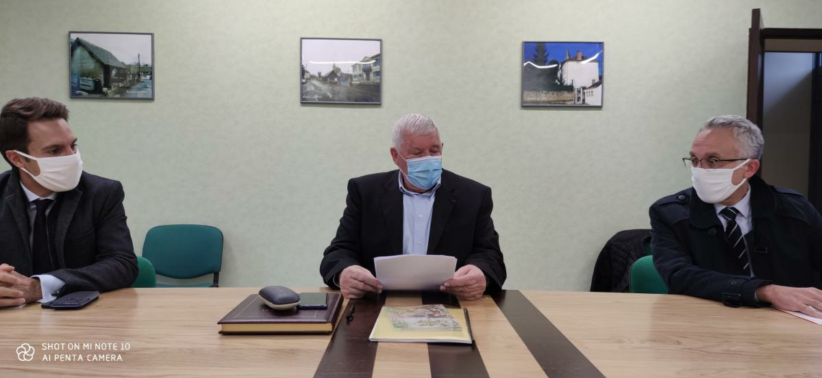 Visite de Mr Le Préfet et Mr le sous- Préfet a Bartrès