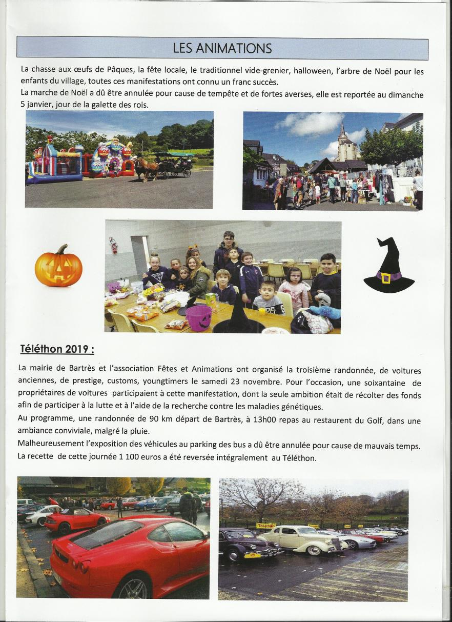 Bartrès: Information Communale : Vœux, Travaux, Animations...