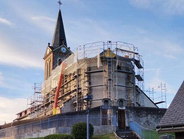 Réfection de la Toiture de l'Église de Bartrès