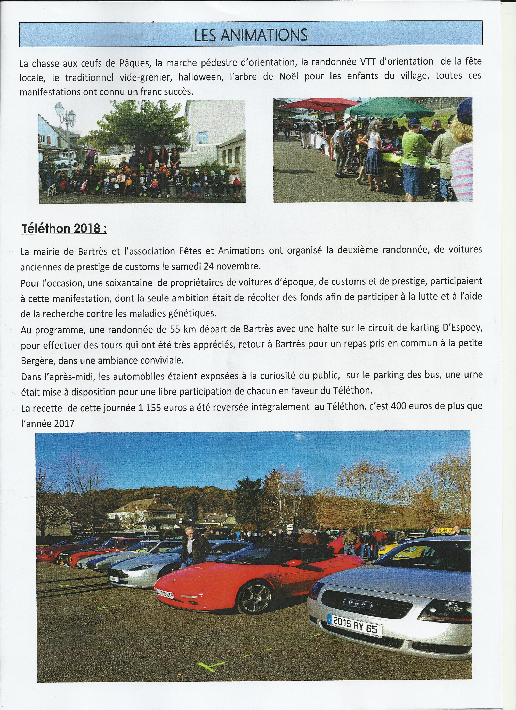 Information Communale 2019 (Les Travaux-La fiscalité Locale-les Animations-Ouverture au Public (Fermée le Mercredi,samedi et dimanche)