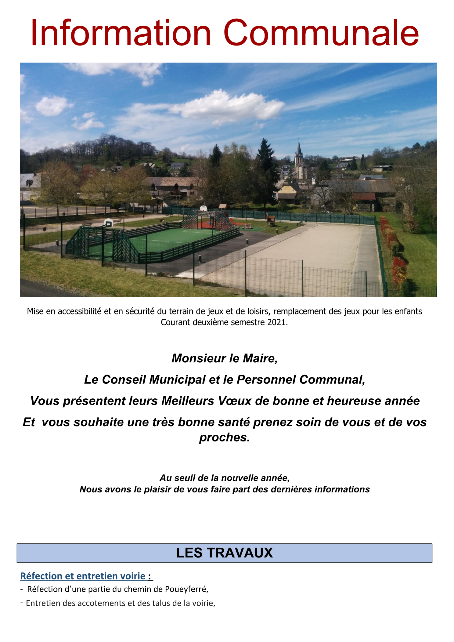 Information Communale 2021